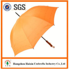 Top Quality 23'*8k Plastic Cover red and white hsbc promotion golf umbrella